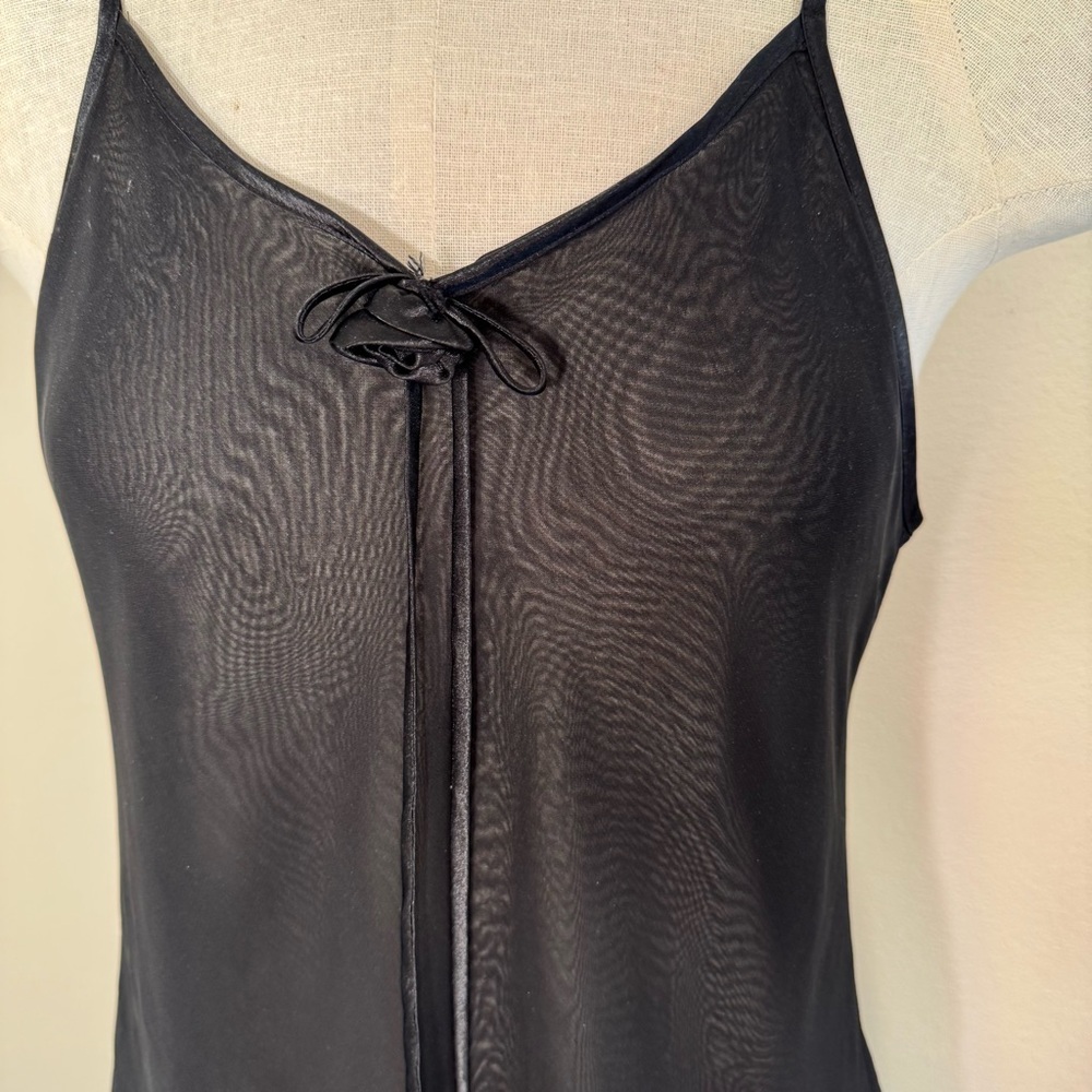 Frederick’s Of Hollywood Sheer Black Lingerie Nightgown - Picture 2 of 16